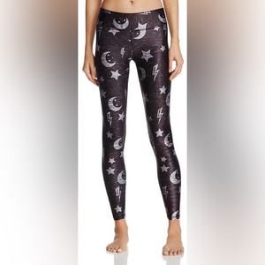 Terez To the Moon and Back Moon, Star, Lightning Bolt Leggings Size Large